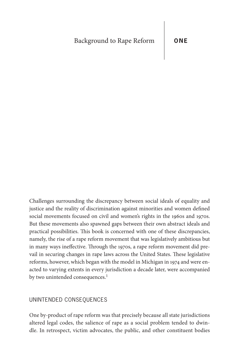 Addressing Rape Reform in Law and Practice page 1