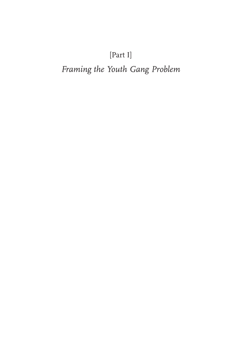 Youth Gangs and Community Intervention: Research, Practice, and Evidence page 1