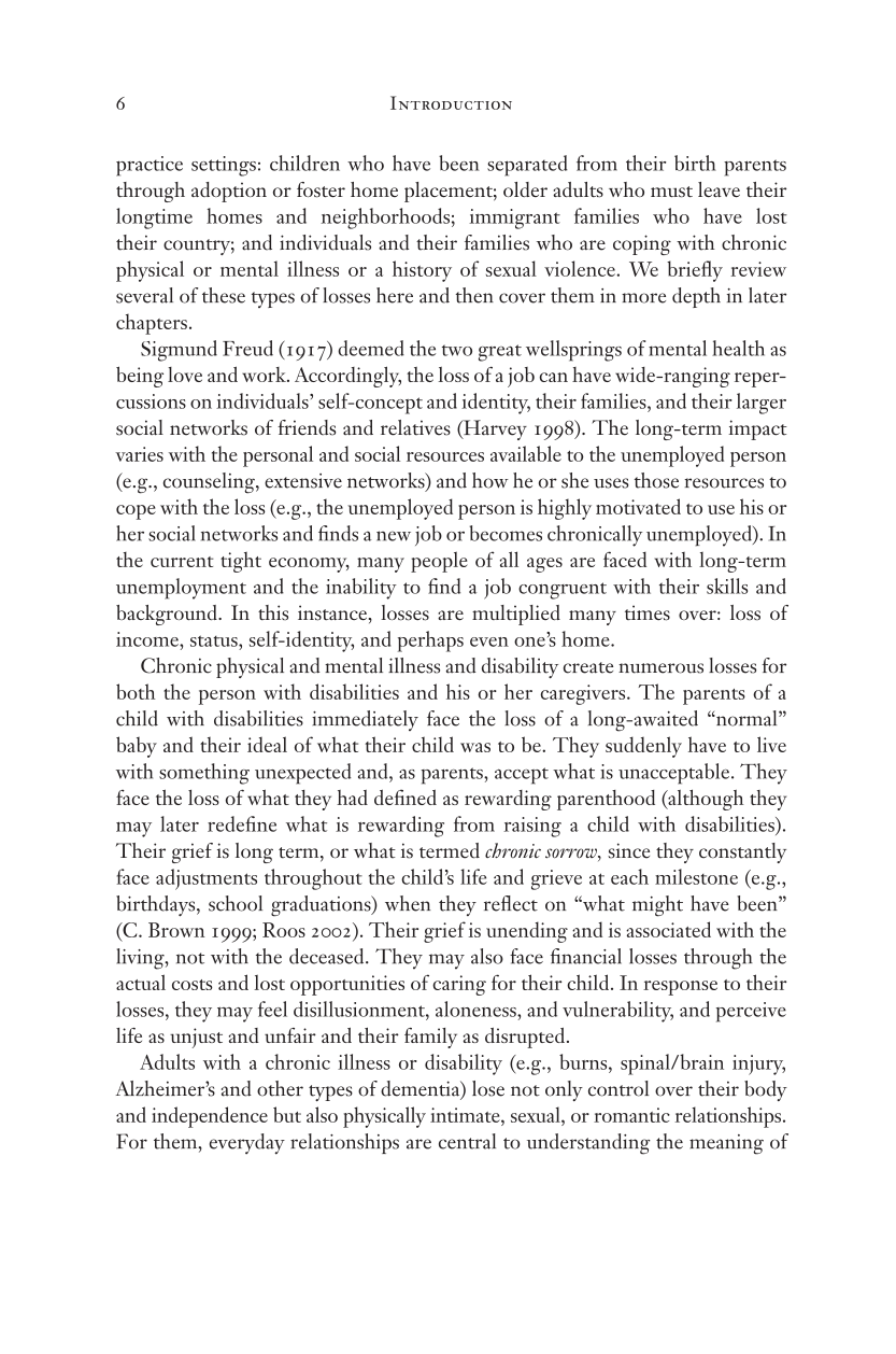 Living Through Loss: Interventions Across the Life Span page 6