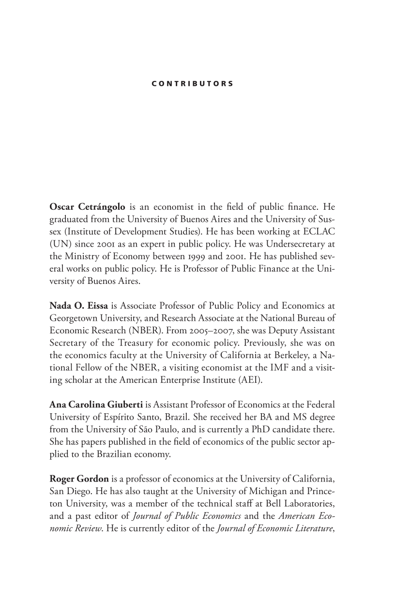 Taxation in Developing Countries: Six Case Studies and Policy Implications page 295