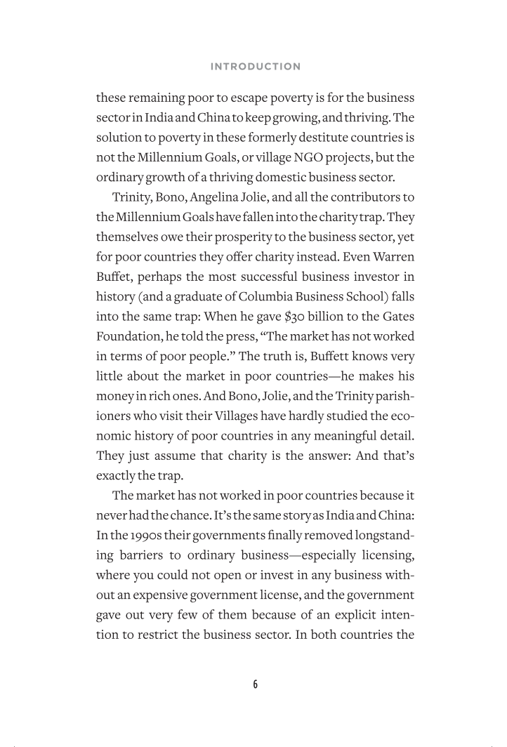 The Aid Trap: Hard Truths About Ending Poverty page 6
