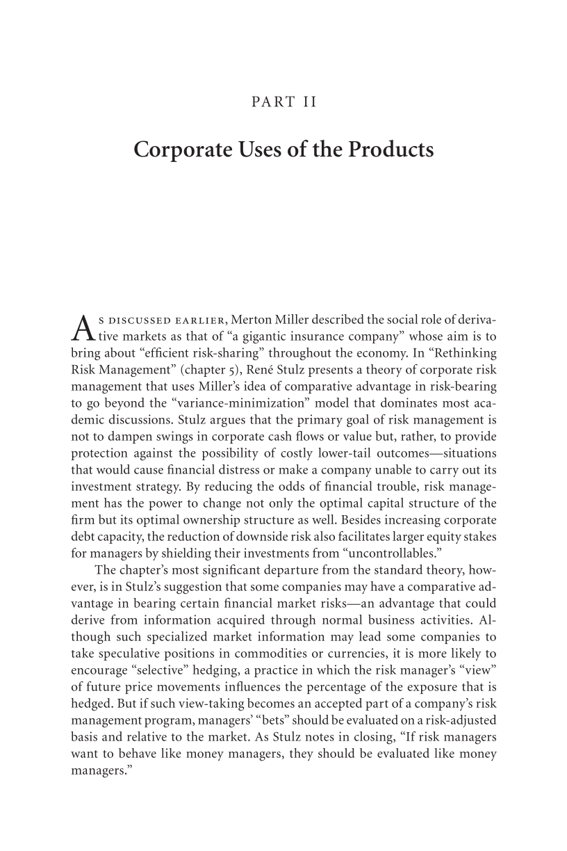 Corporate Risk Management page 87
