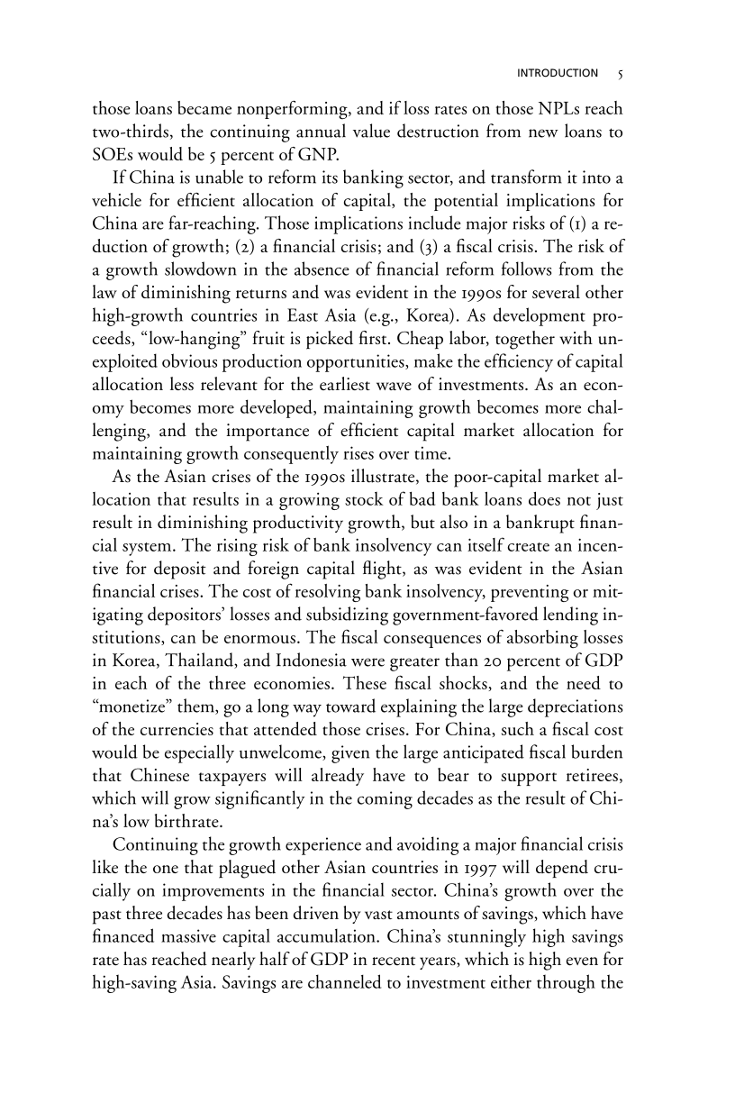 China's Financial Transition at a Crossroads page 5
