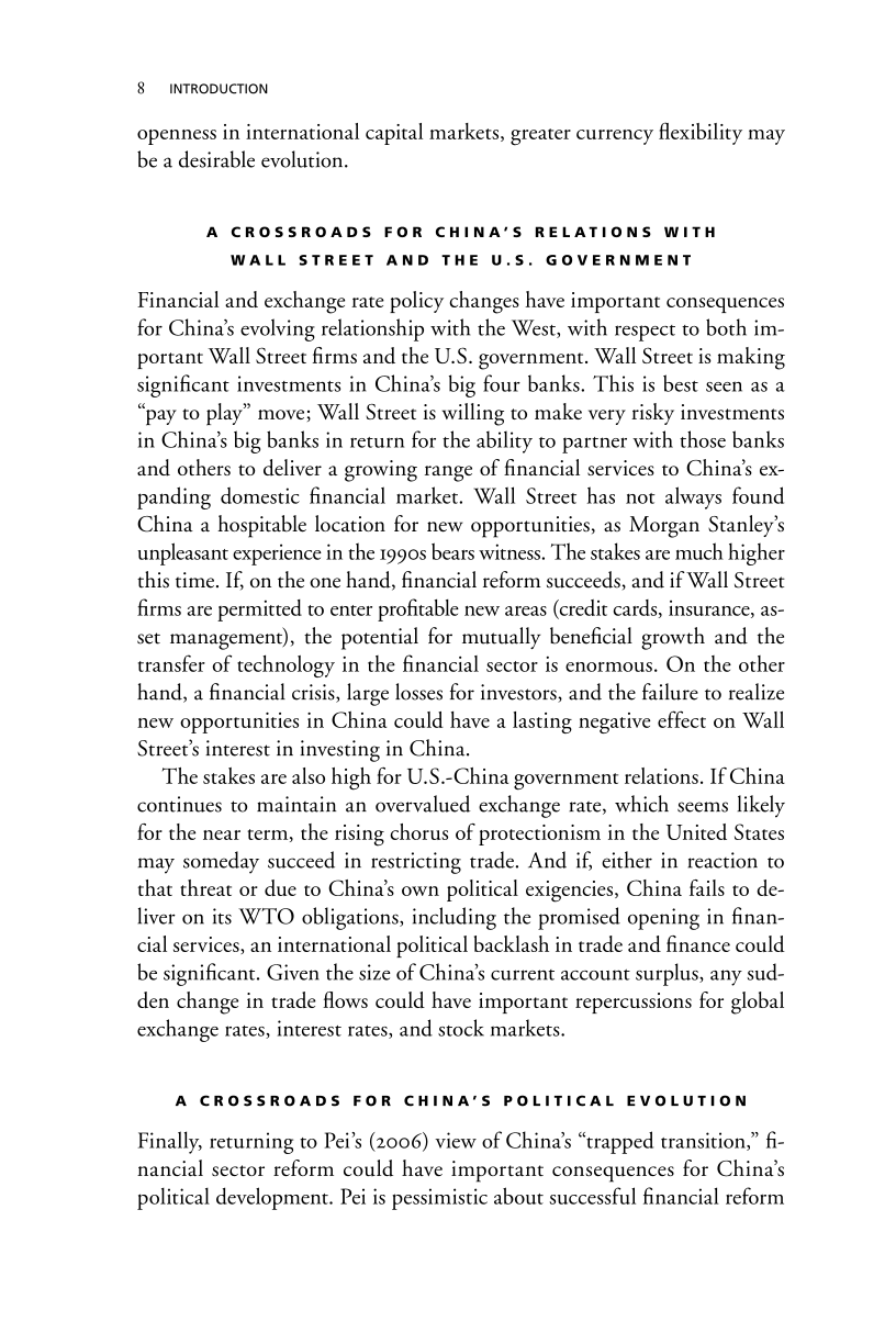 China's Financial Transition at a Crossroads page 8