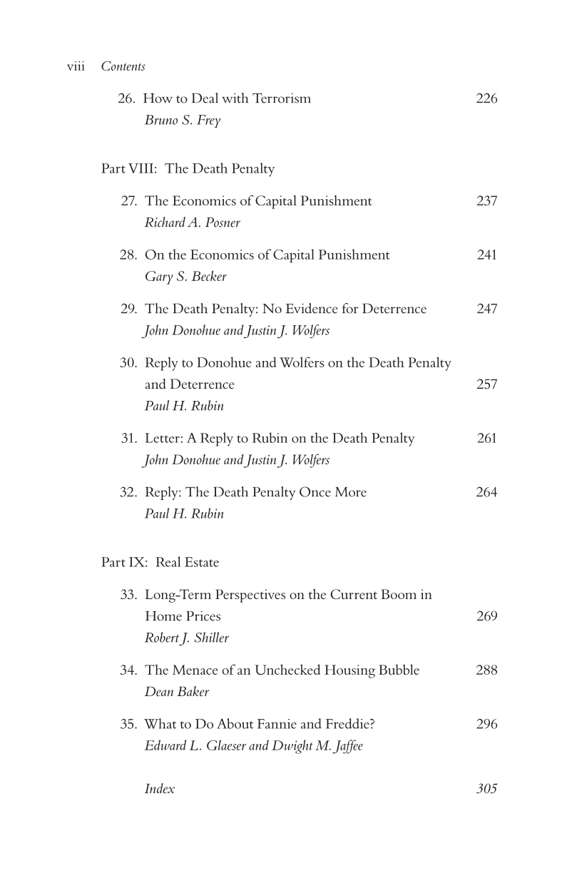 The Economists’ Voice: Top Economists Take On Today's Problems page viii