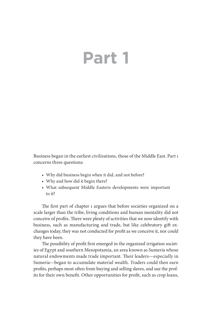 The Origins of Business, Money, and Markets page 5