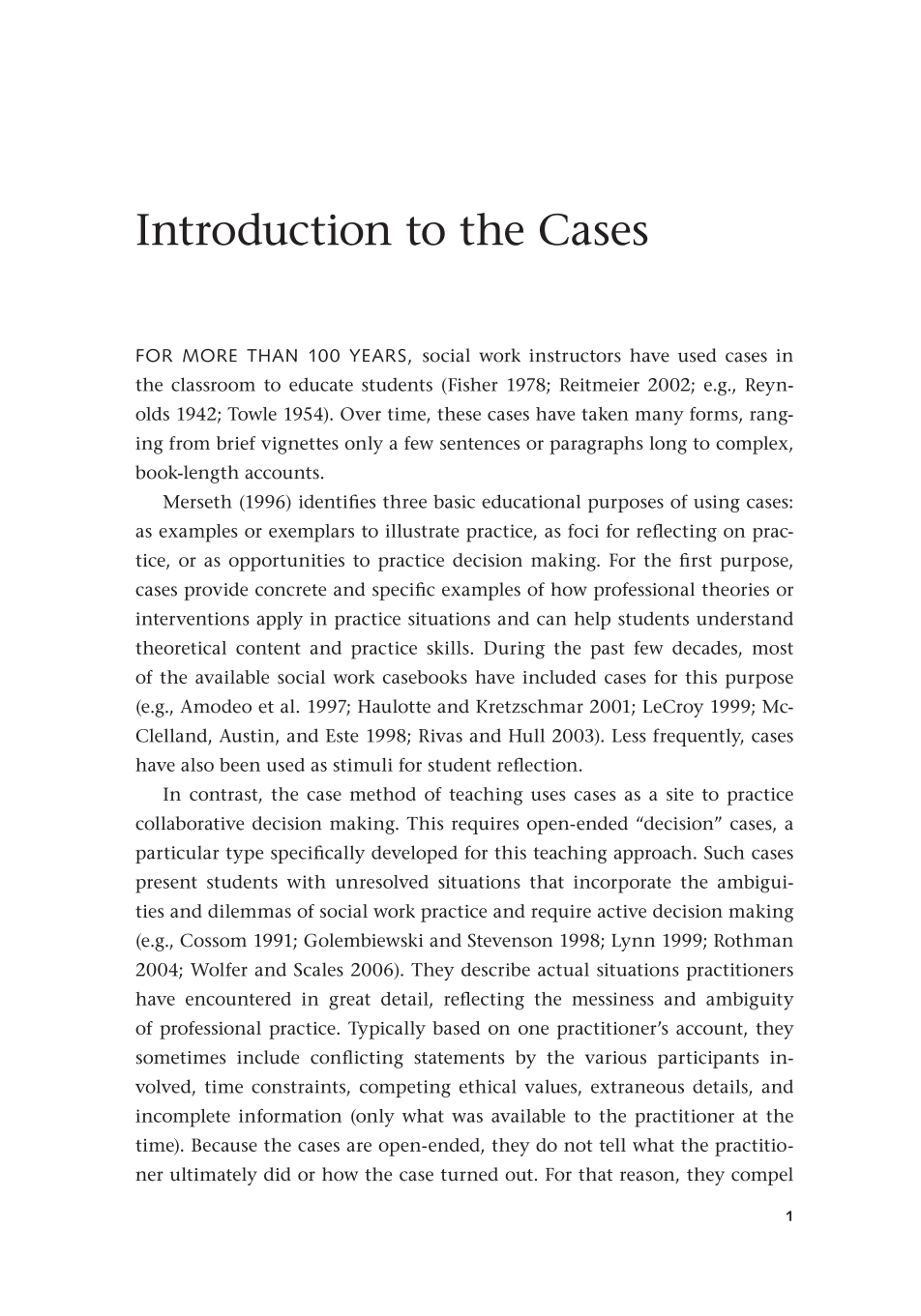 Dying, Death, and Bereavement in Social Work Practice: Decision Cases for Advanced Practice page 1