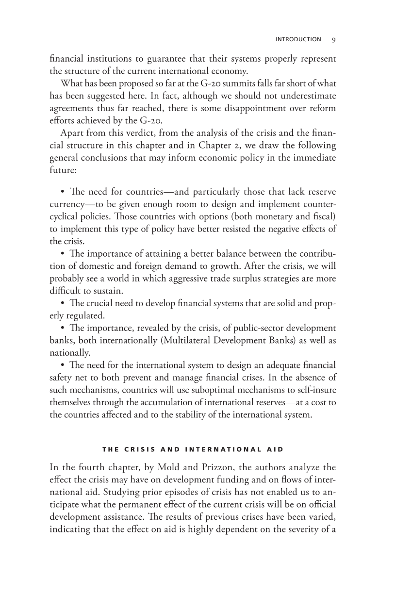 Development Cooperation in Times of Crisis page 9