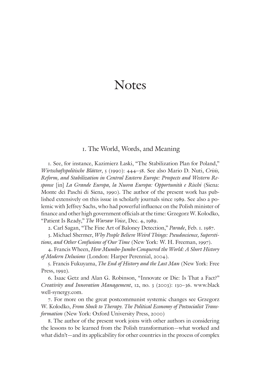 Truth, Errors, and Lies: Politics and Economics in a Volatile World page 425