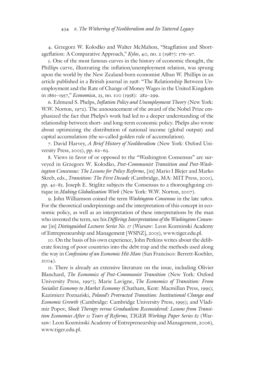 Truth, Errors, and Lies: Politics and Economics in a Volatile World page 434