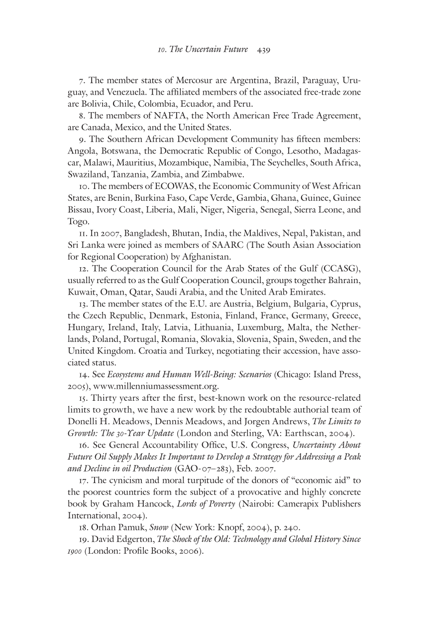 Truth, Errors, and Lies: Politics and Economics in a Volatile World page 439