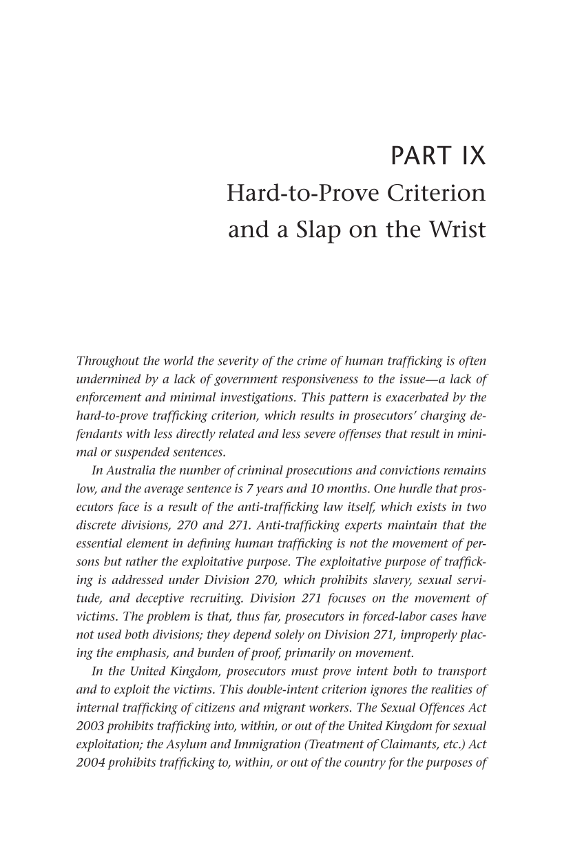 Human Trafficking Around the World: Hidden in Plain Sight page 295