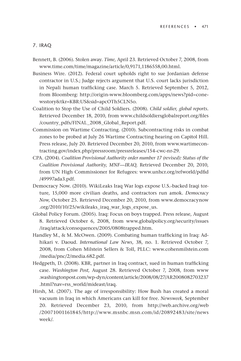 Human Trafficking Around the World: Hidden in Plain Sight page 471