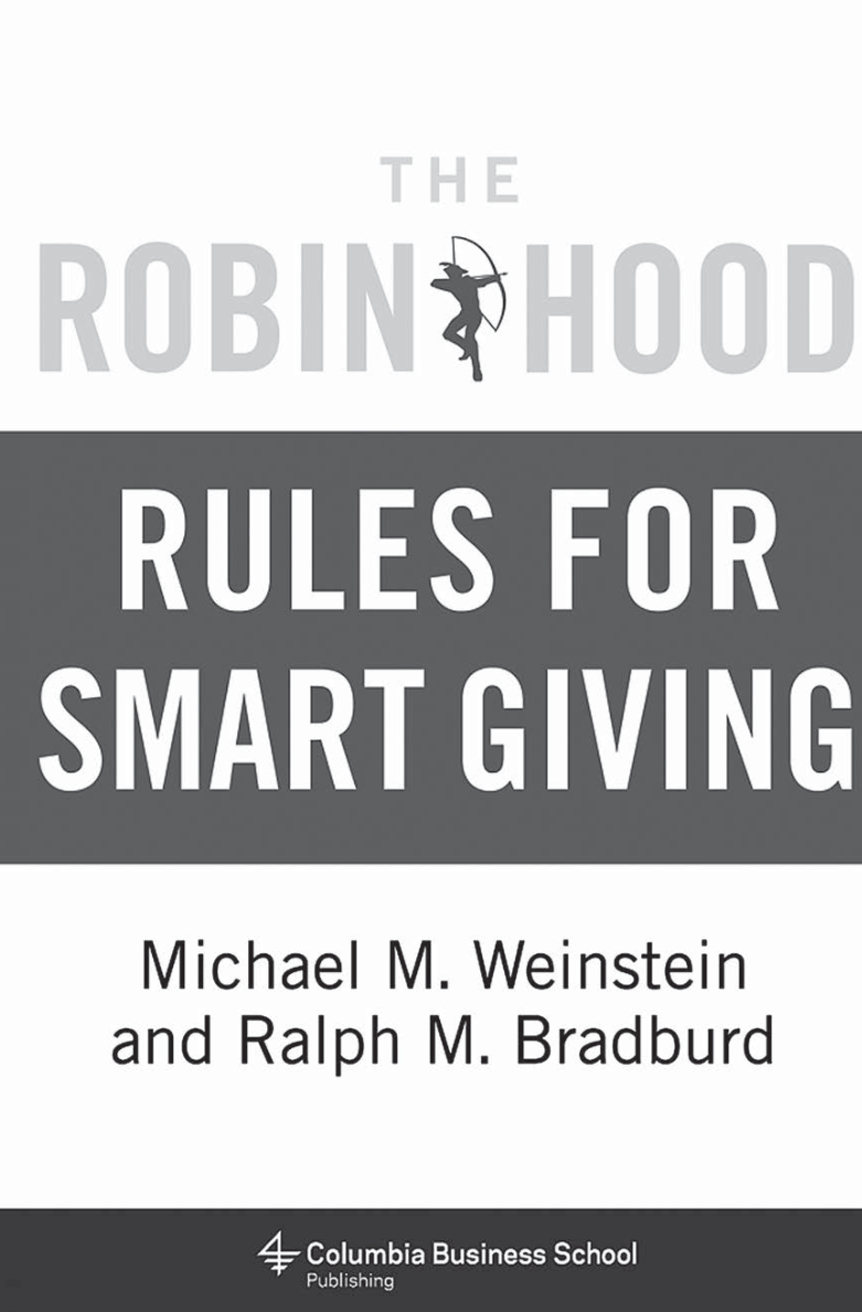 The Robin Hood Rules for Smart Giving page iii
