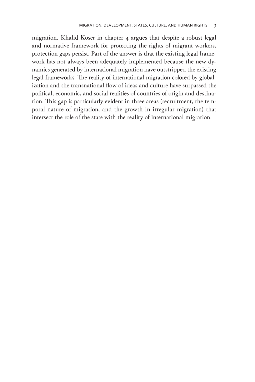 New Perspectives on International Migration and Development page 3