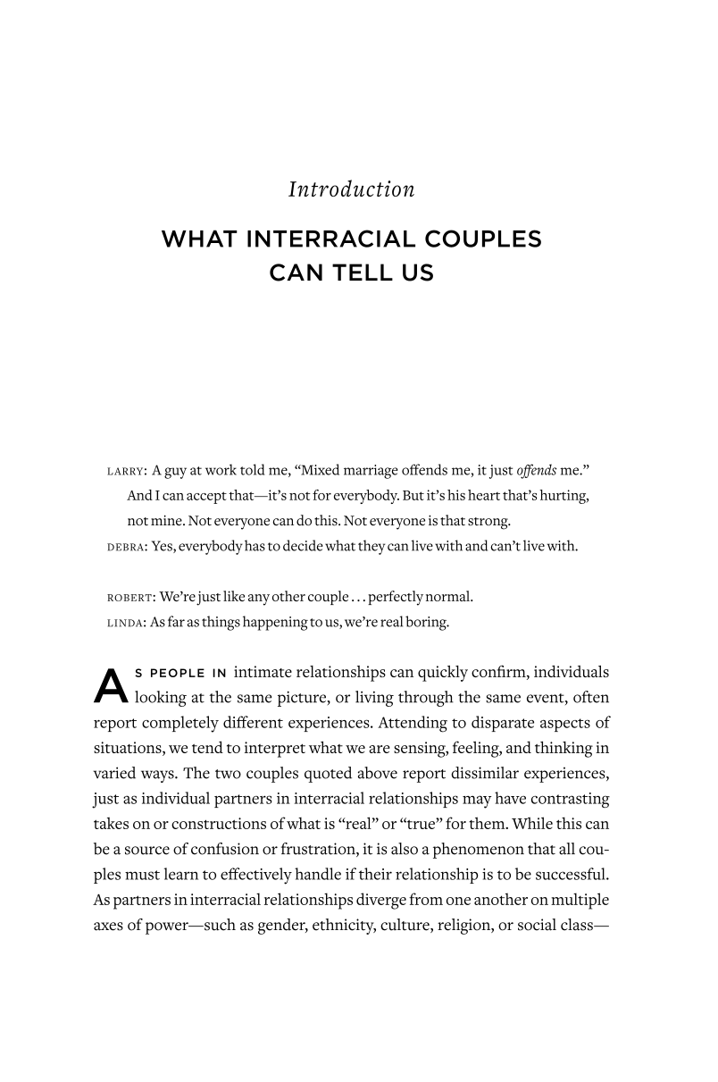 Interracial Couples, Intimacy, and Therapy page 1