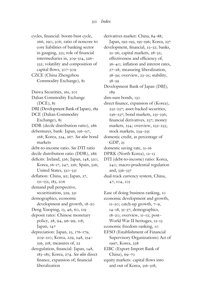 How Finance Is Shaping the Economies of China, Japan, and Korea page 352