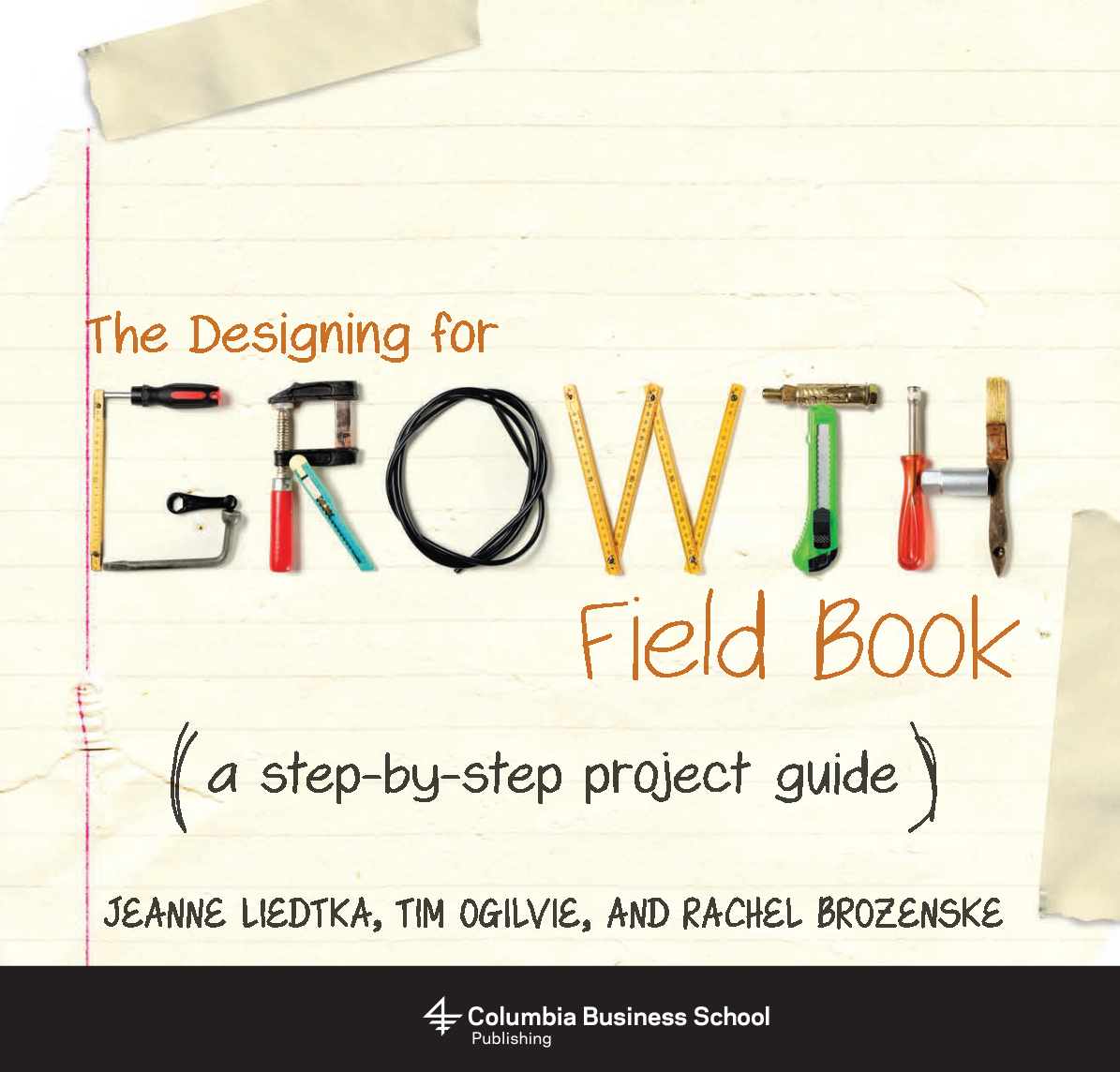 The Designing for Growth Field Book page Front Cover1