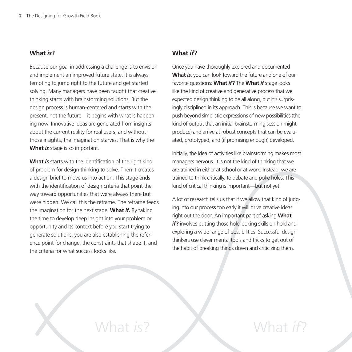 The Designing for Growth Field Book page 2
