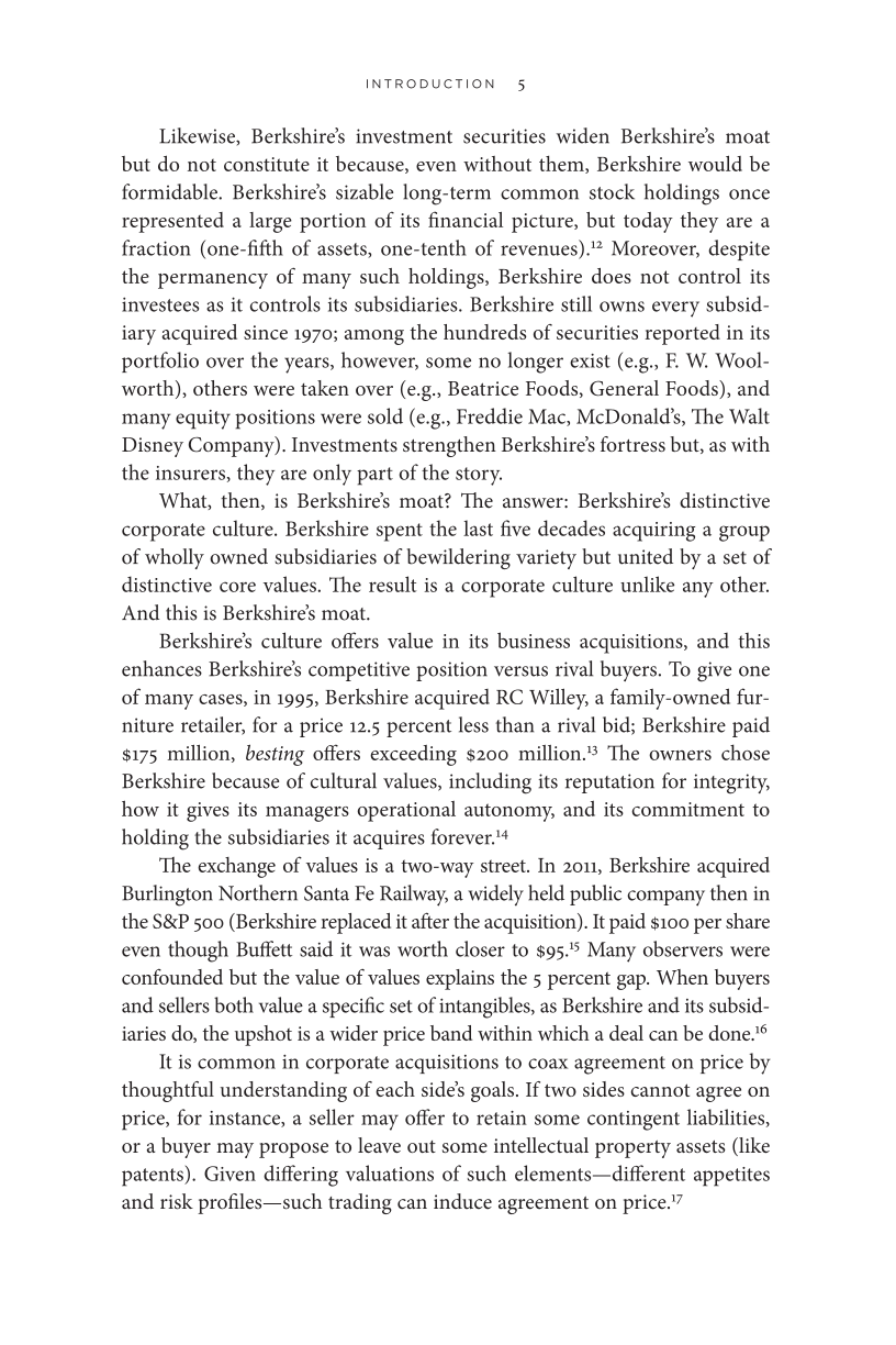 Berkshire Beyond Buffett: The Enduring Value of Values page 5