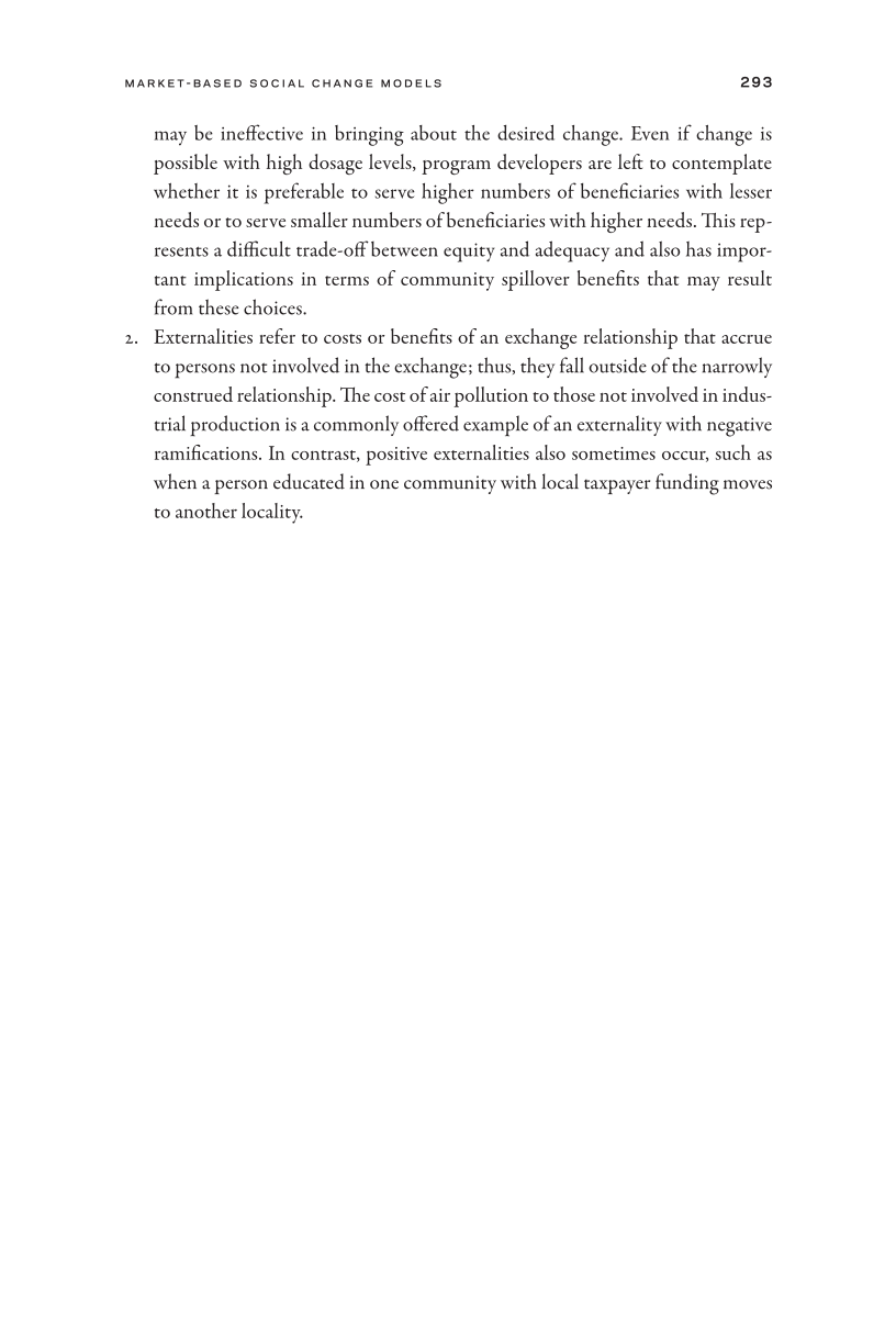 New Strategies for Social Innovation: Market-Based Approaches for Assisting the Poor page 293