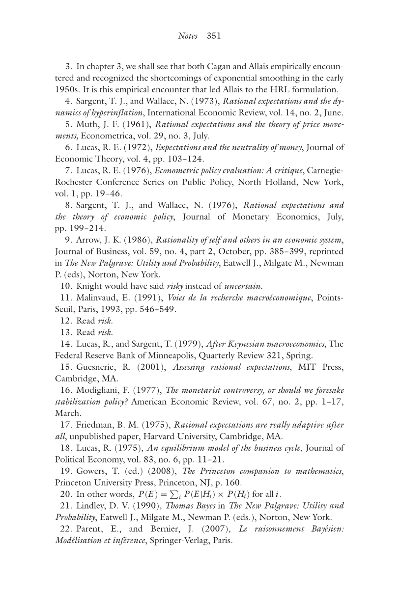 Uncertainty, Expectations, and Financial Instability: Reviving Allais’s Lost Theory of Psychological Time page 351