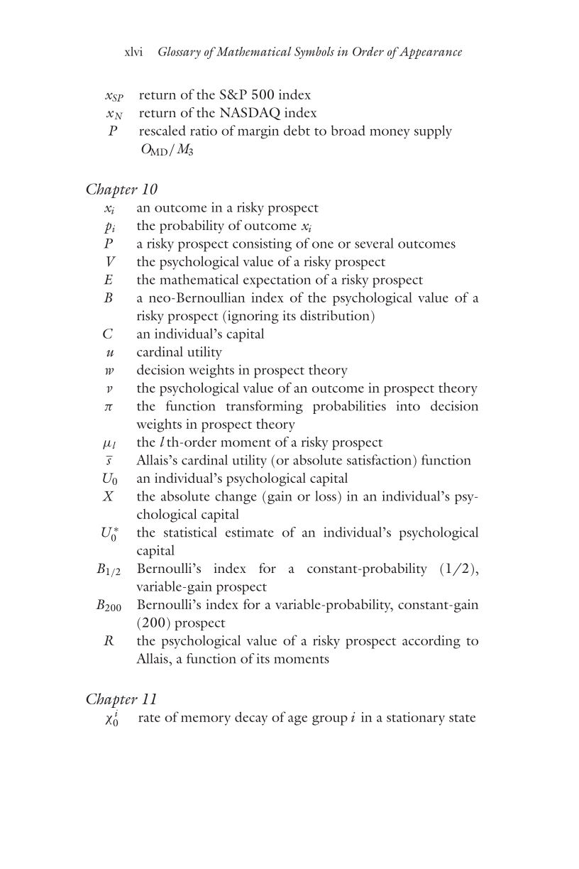 Uncertainty, Expectations, and Financial Instability: Reviving Allais’s Lost Theory of Psychological Time page xlvi