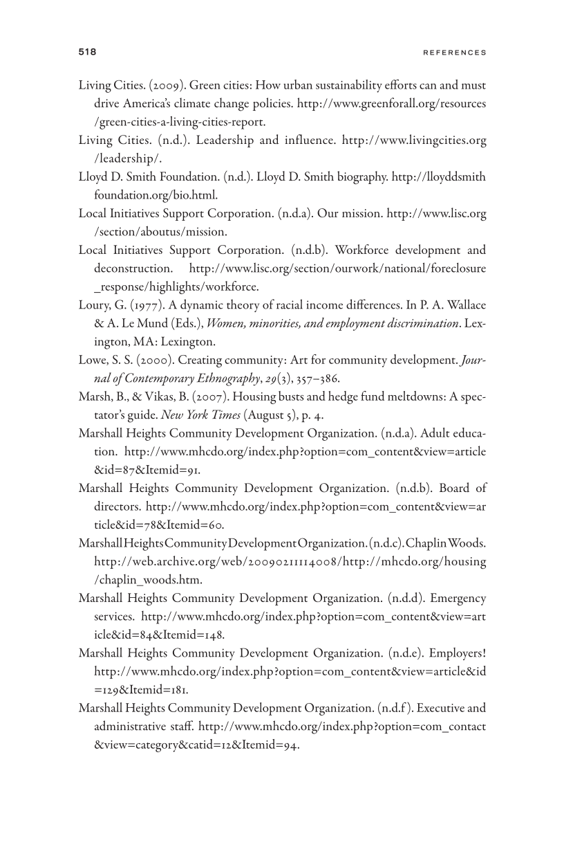 Community Economic Development in Social Work page 518