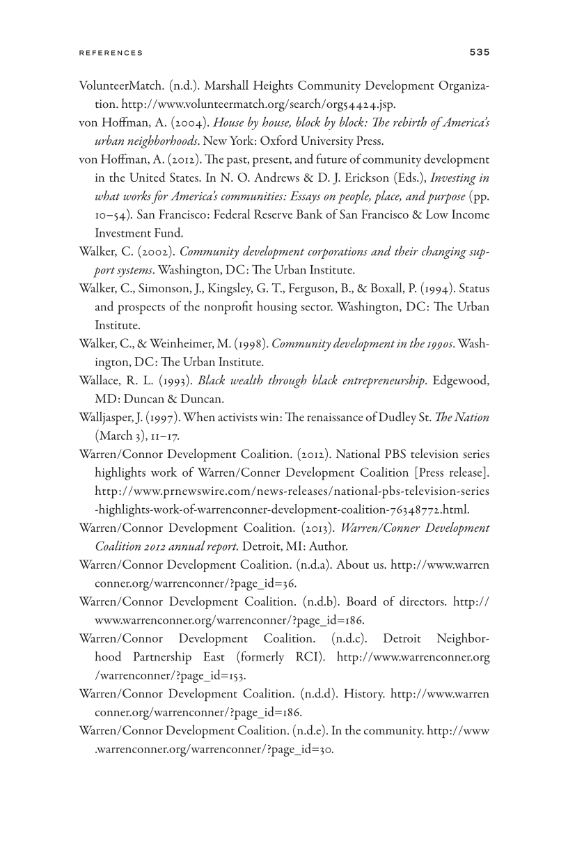 Community Economic Development in Social Work page 535