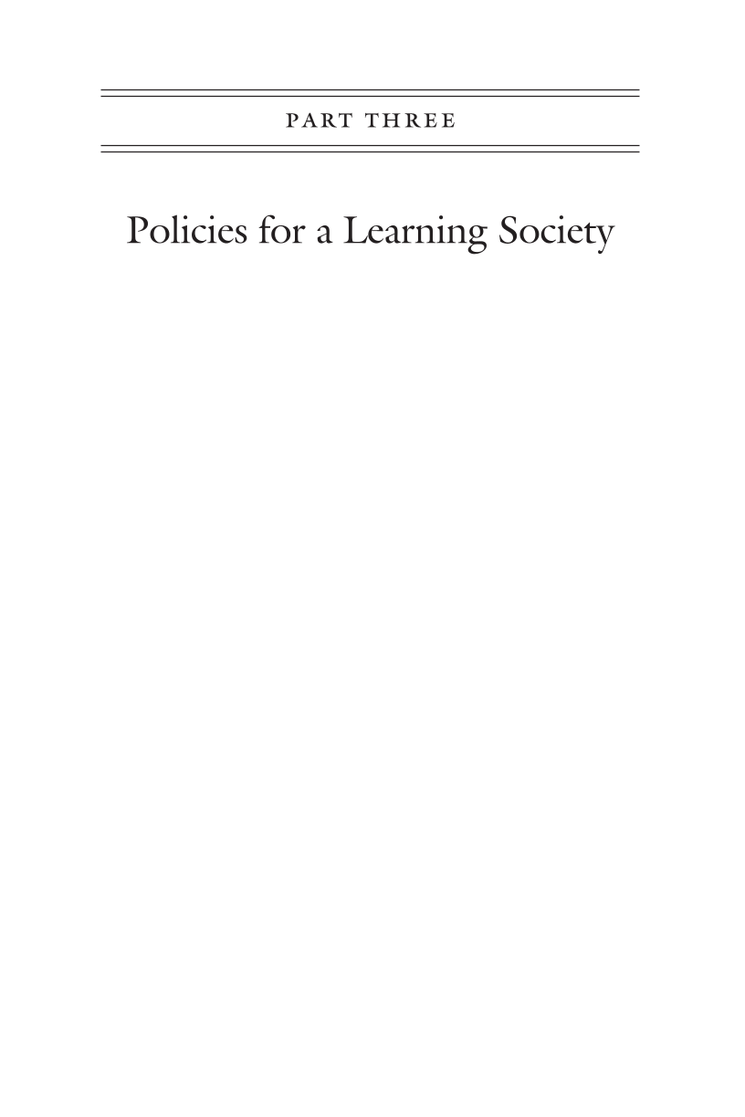 Creating a Learning Society: A New Approach to Growth, Development, and Social Progress page 367