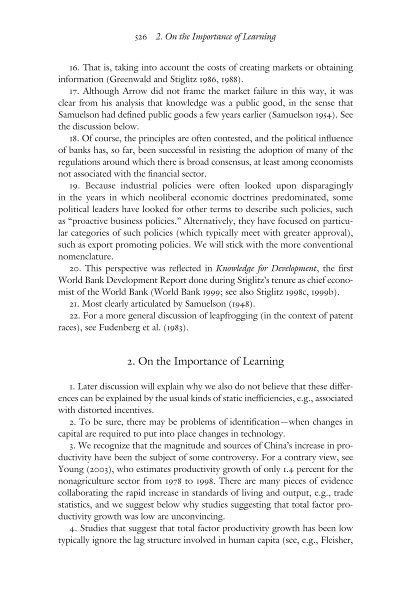 Creating a Learning Society: A New Approach to Growth, Development, and Social Progress page 526