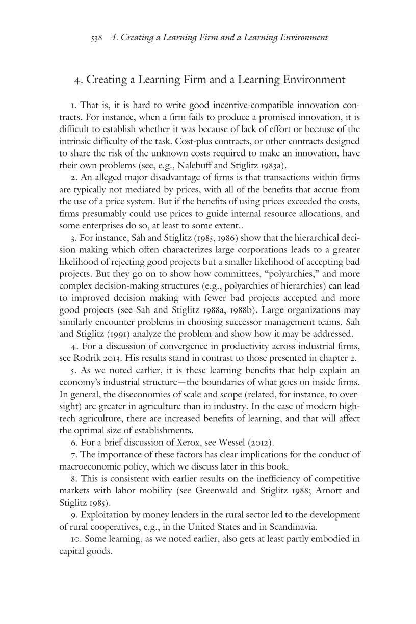 Creating a Learning Society: A New Approach to Growth, Development, and Social Progress page 538