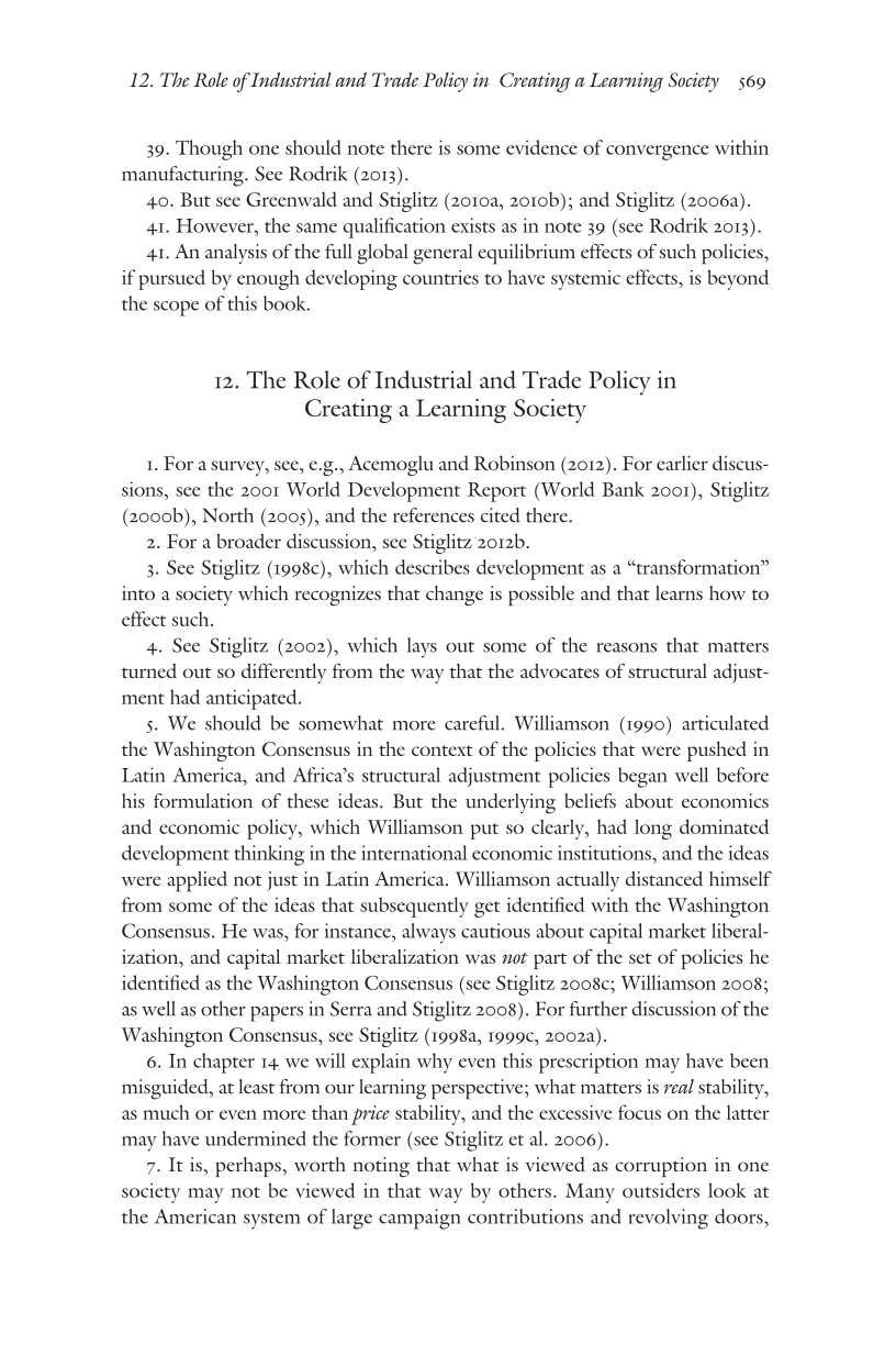 Creating a Learning Society: A New Approach to Growth, Development, and Social Progress page 569