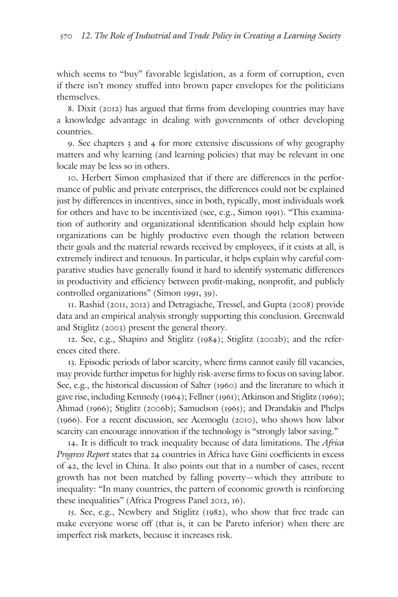 Creating a Learning Society: A New Approach to Growth, Development, and Social Progress page 570