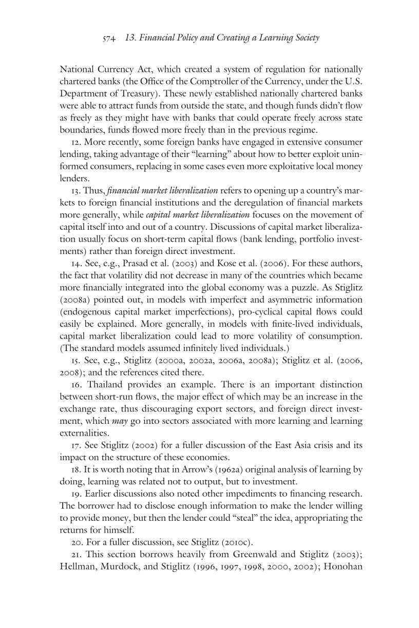 Creating a Learning Society: A New Approach to Growth, Development, and Social Progress page 574