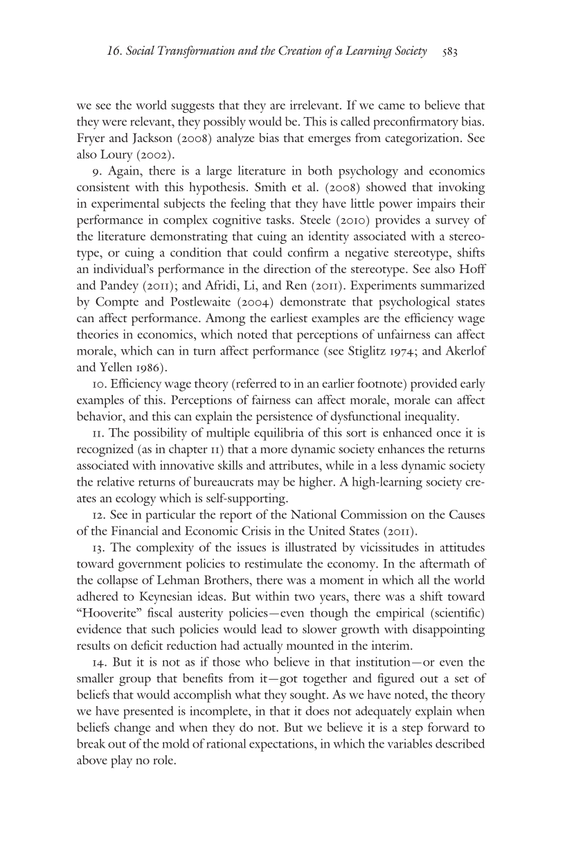Creating a Learning Society: A New Approach to Growth, Development, and Social Progress page 583