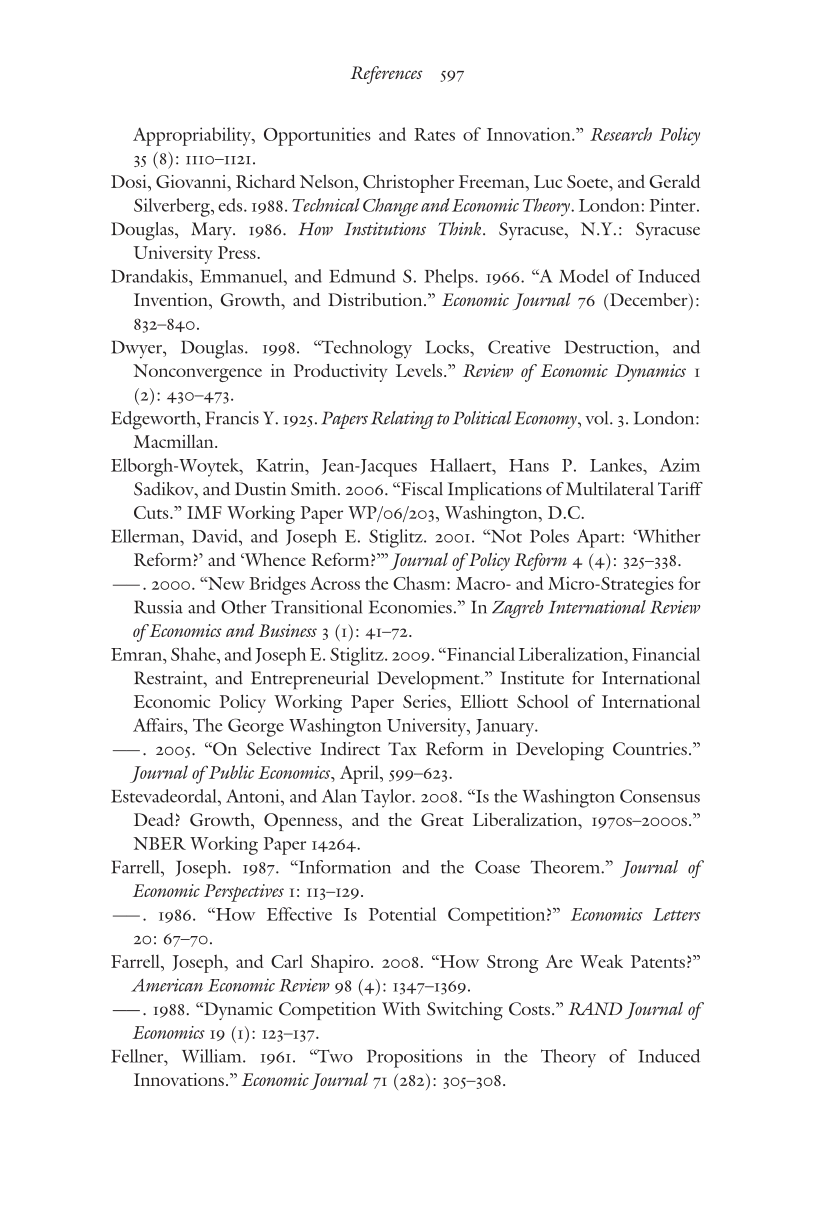 Creating a Learning Society: A New Approach to Growth, Development, and Social Progress page 597
