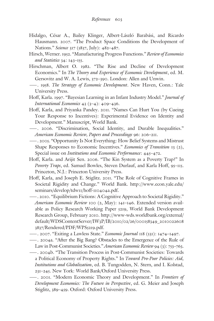 Creating a Learning Society: A New Approach to Growth, Development, and Social Progress page 603
