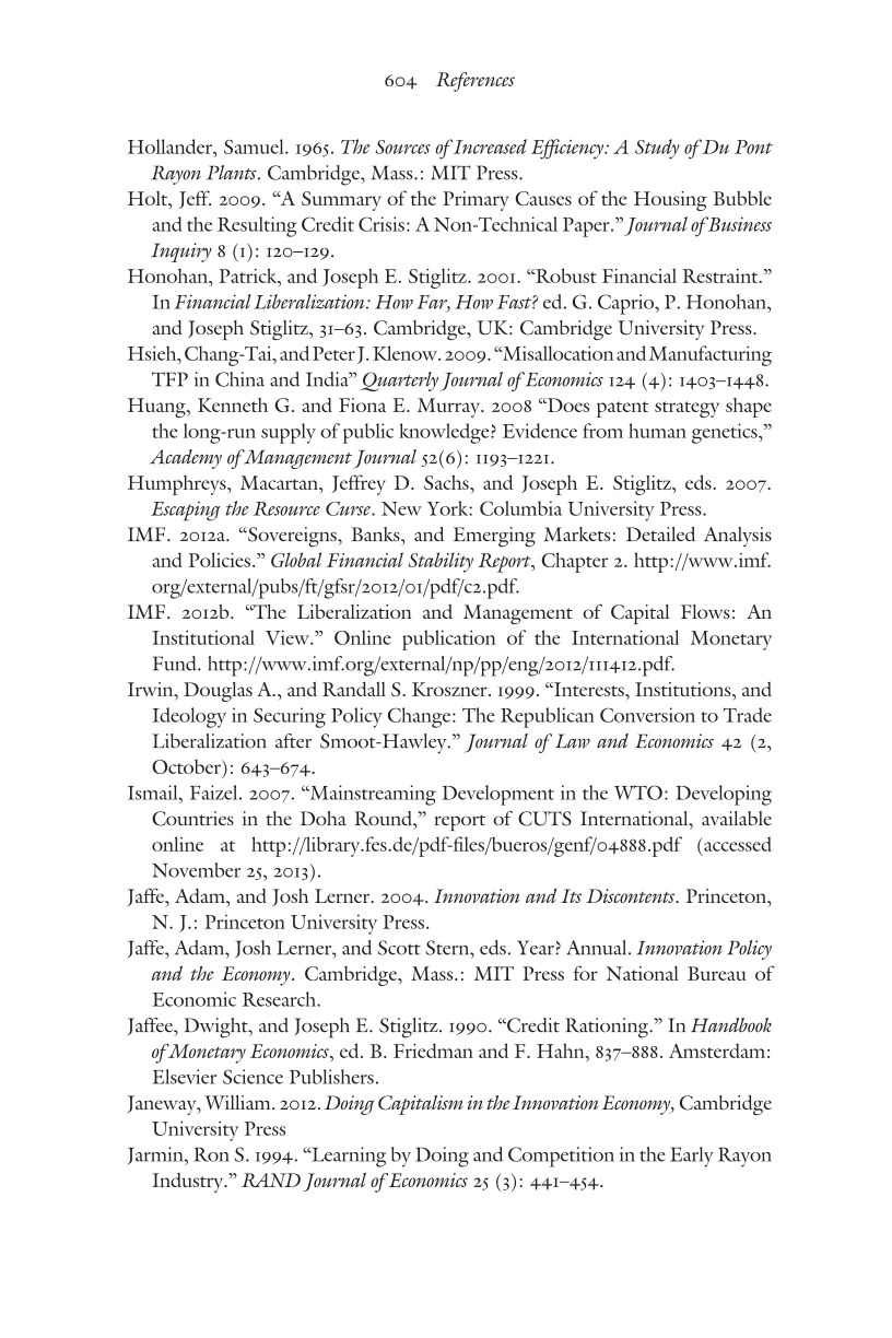 Creating a Learning Society: A New Approach to Growth, Development, and Social Progress page 604