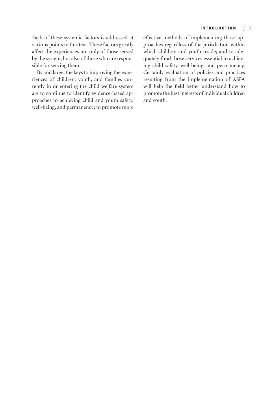 Child Welfare for the Twenty-first Century: A Handbook of Practices, Policies, and Programs page 9
