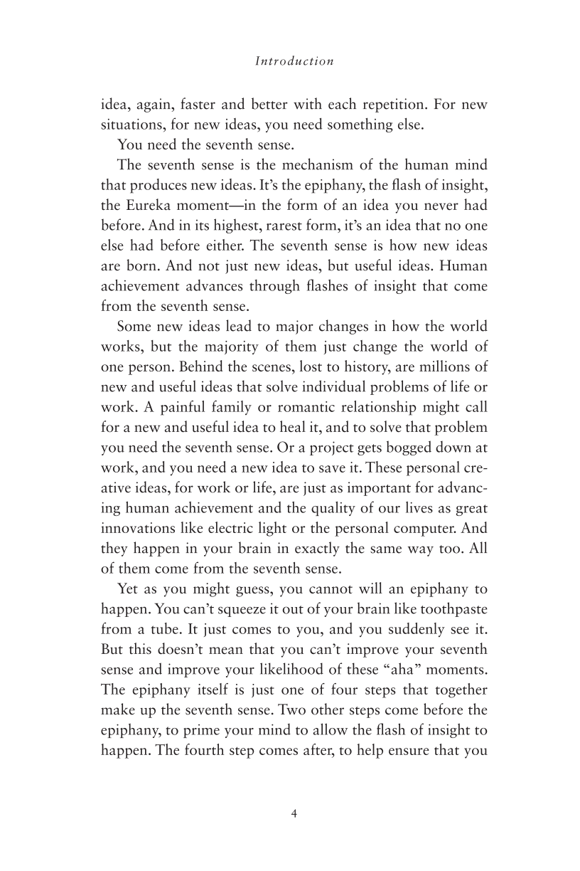 The Seventh Sense: How Flashes of Insight Change Your Life page 4