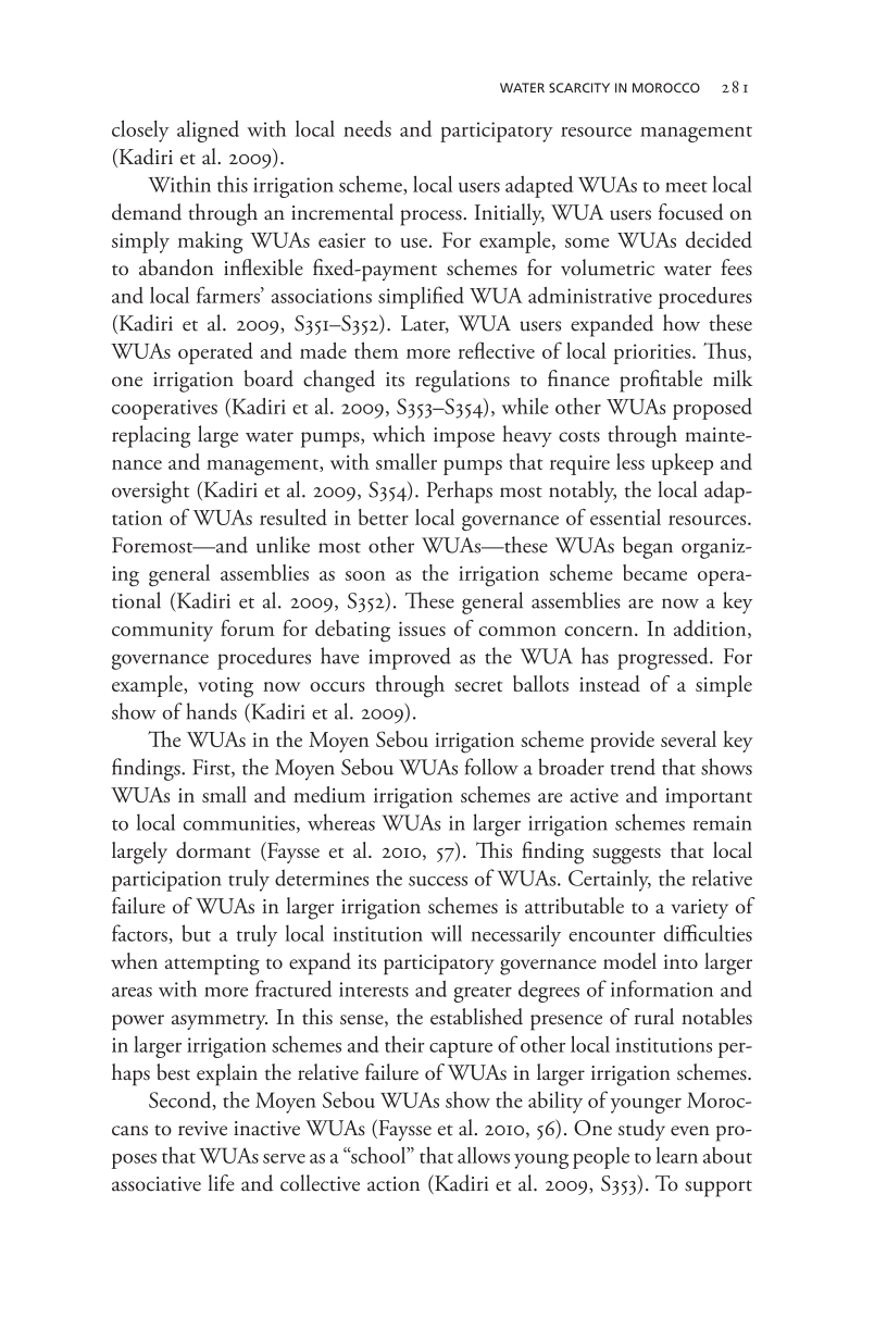 Governing Access to Essential Resources page 281