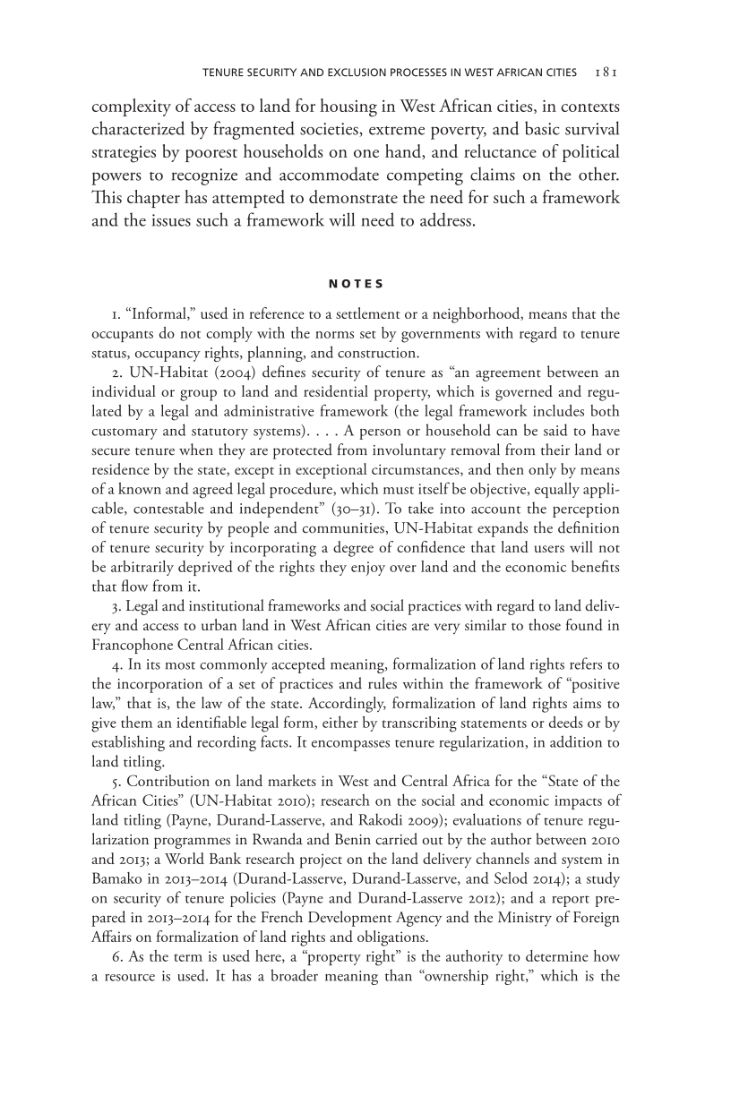 Governing Access to Essential Resources page 181