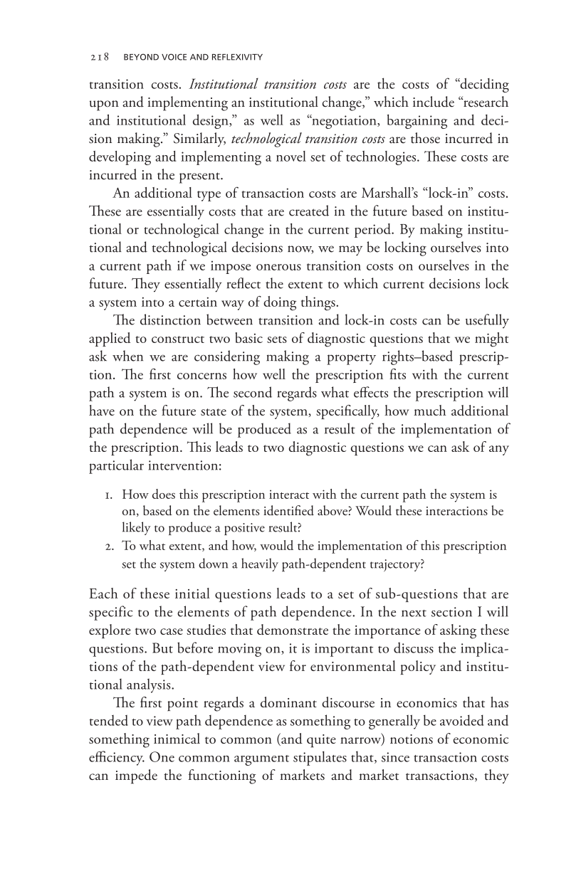 Governing Access to Essential Resources page 218