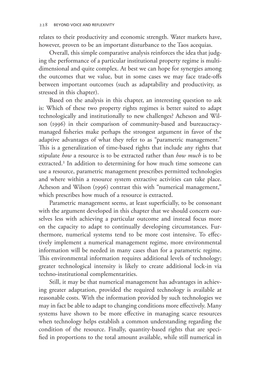 Governing Access to Essential Resources page 228