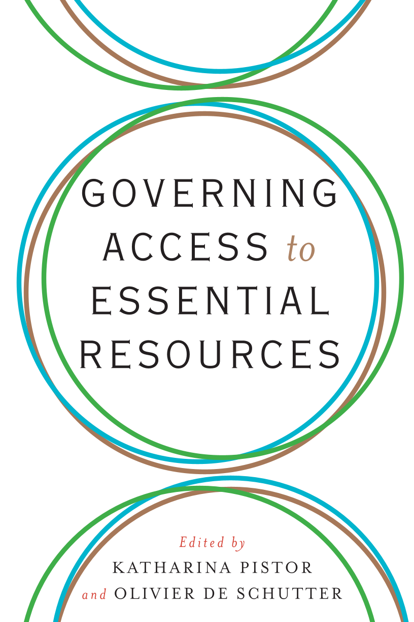 Governing Access to Essential Resources page Front Cover1