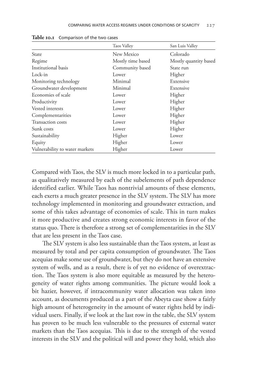 Governing Access to Essential Resources page 227