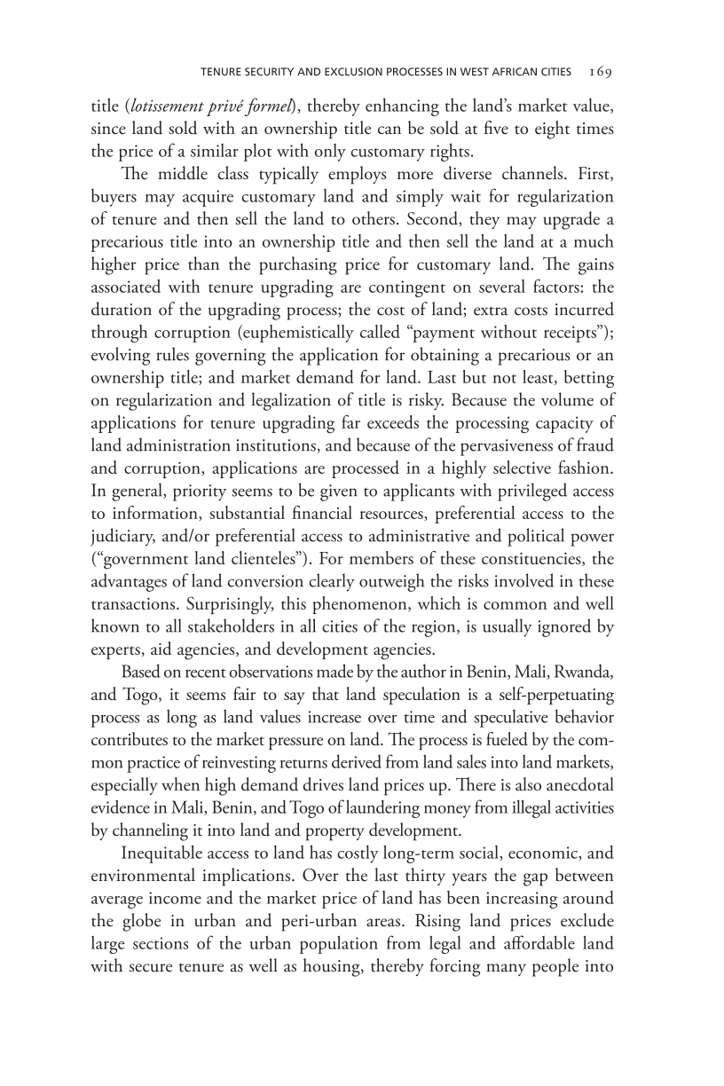 Governing Access to Essential Resources page 169