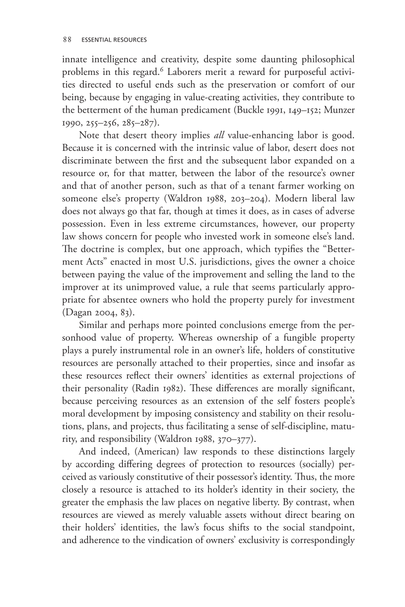 Governing Access to Essential Resources page 88