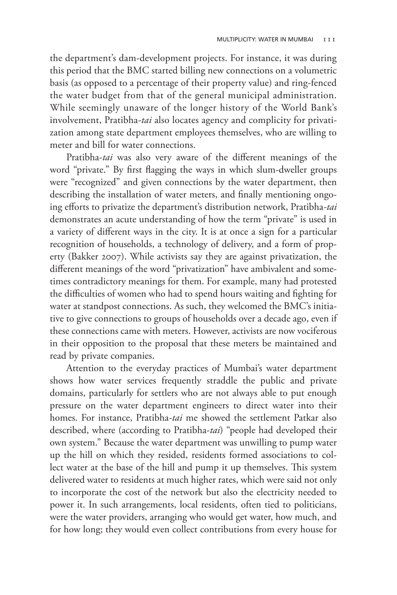 Governing Access to Essential Resources page 111